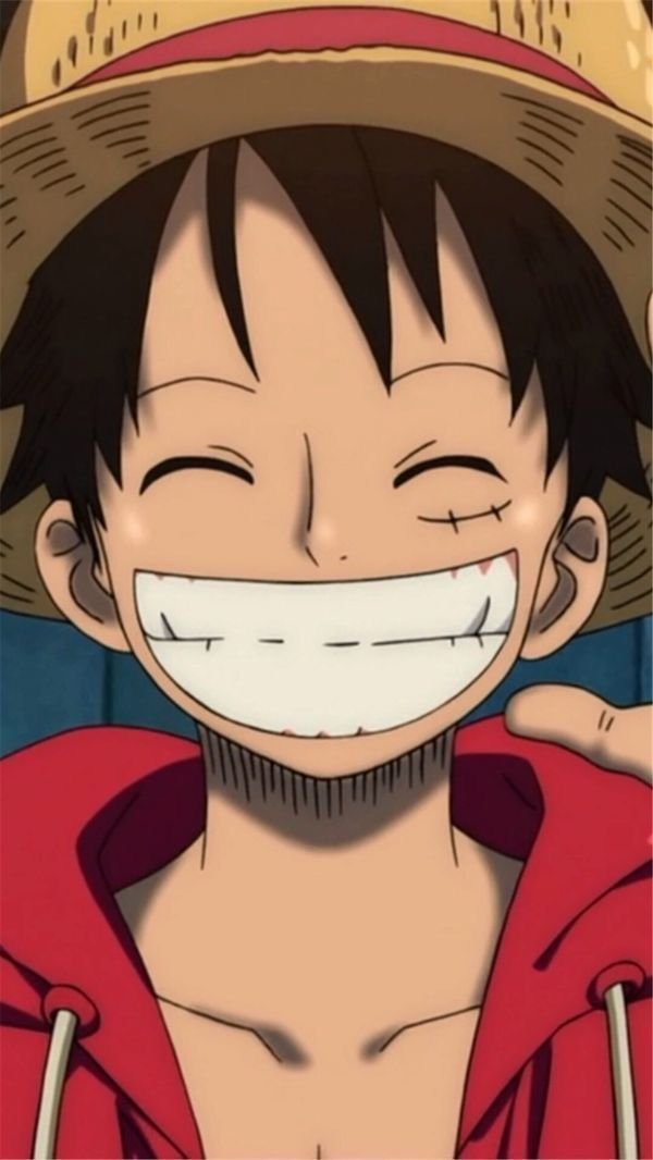 Luffy smiling